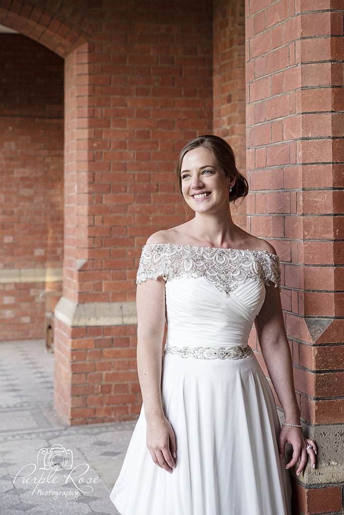 Bridal portrait at Bedford School 4