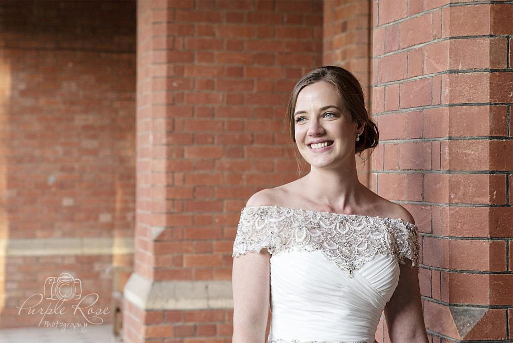 Bridal portrait at Bedford School 3