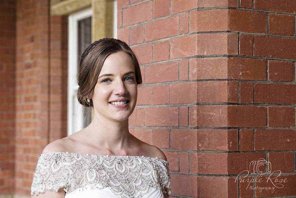 Bridal portrait at Bedford School 1