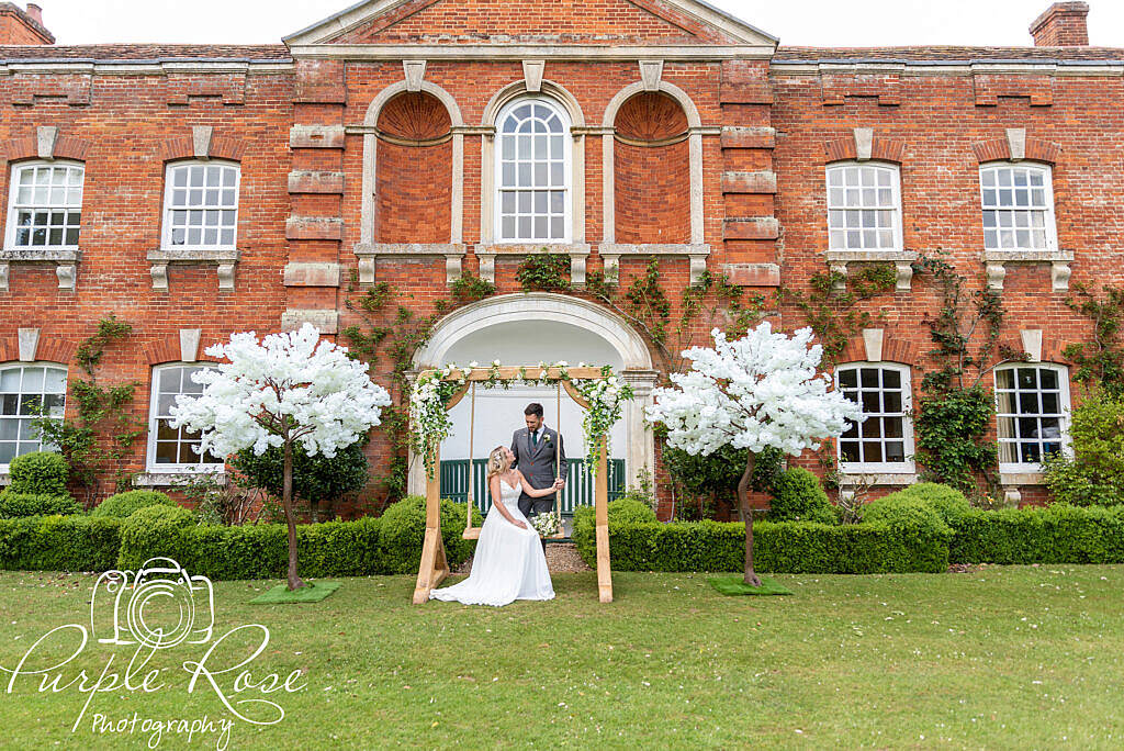 Wedding venues garden swing