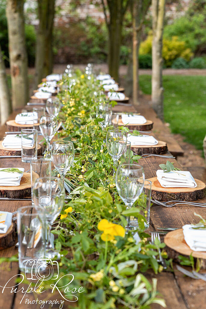 wedding table setting