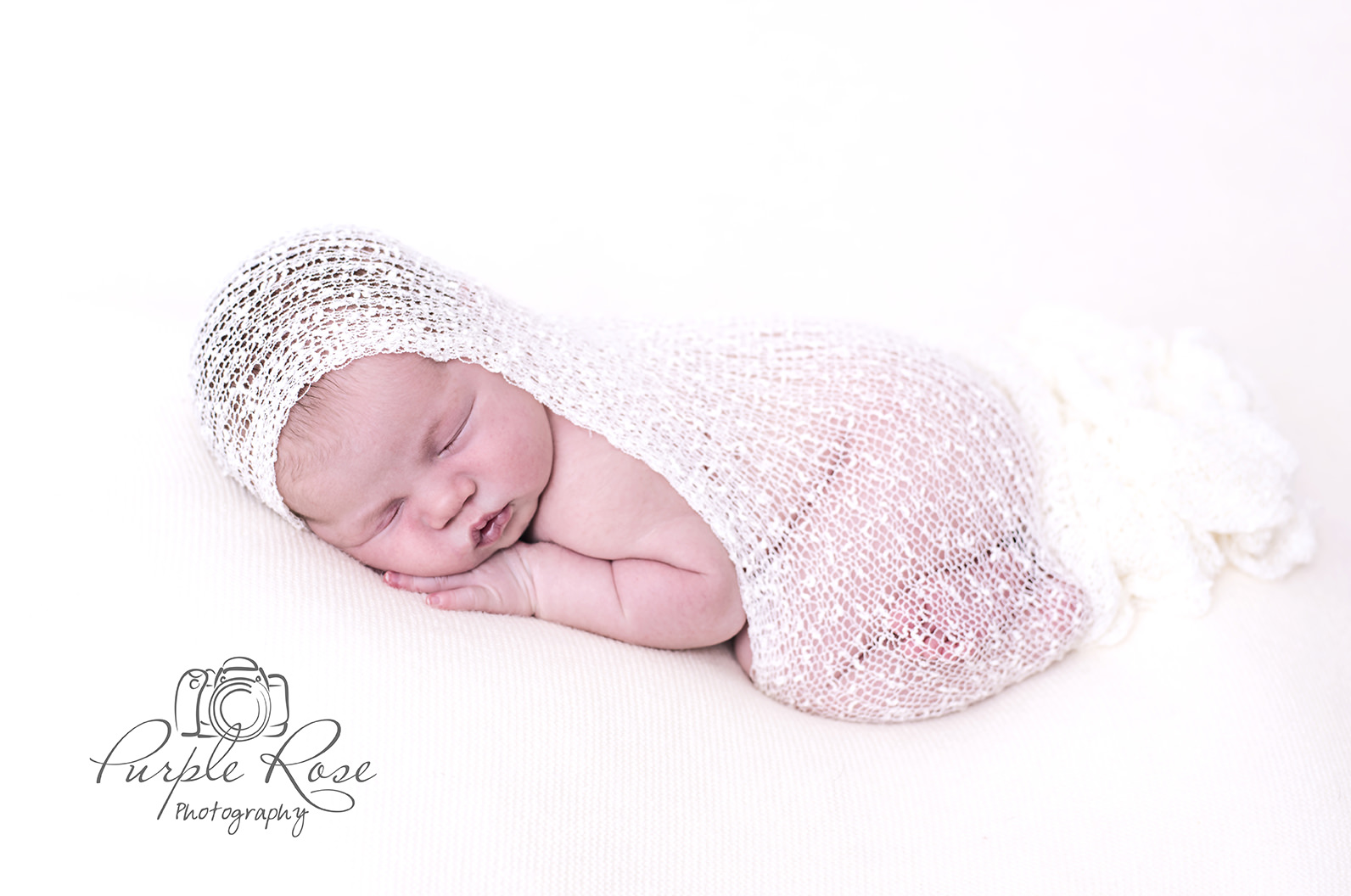 Photo of sleeping newborn baby