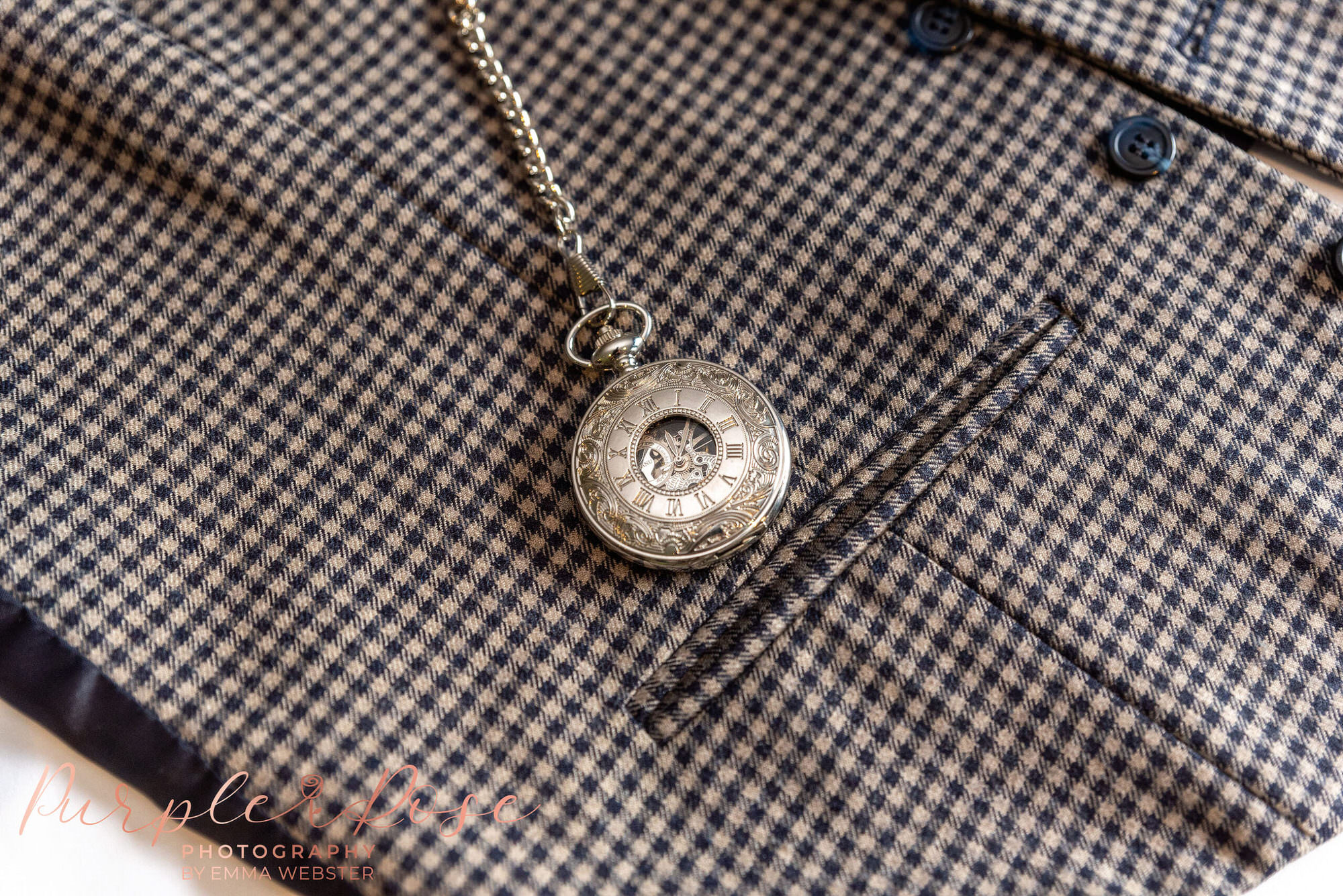 Grooms pocket watch