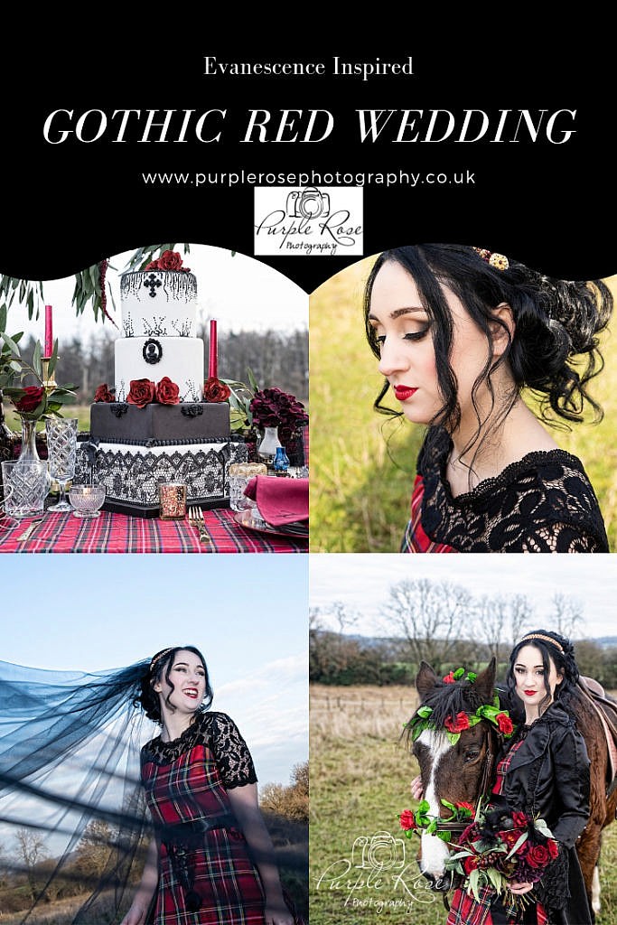 Gothic red wedding inspiration