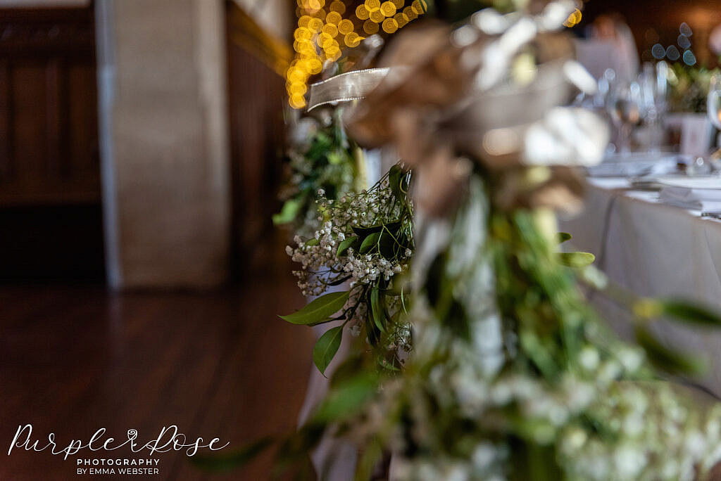 flowers decorating a table