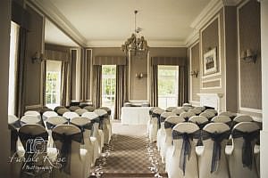 Photo of wedding ceremony room