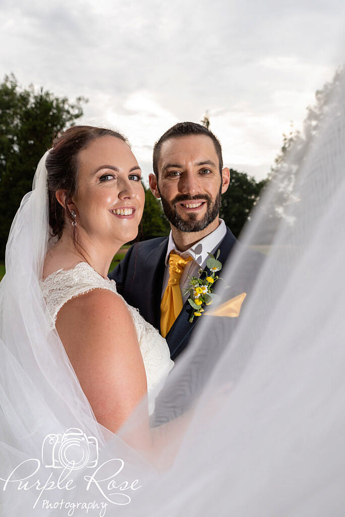 brides veil swooping