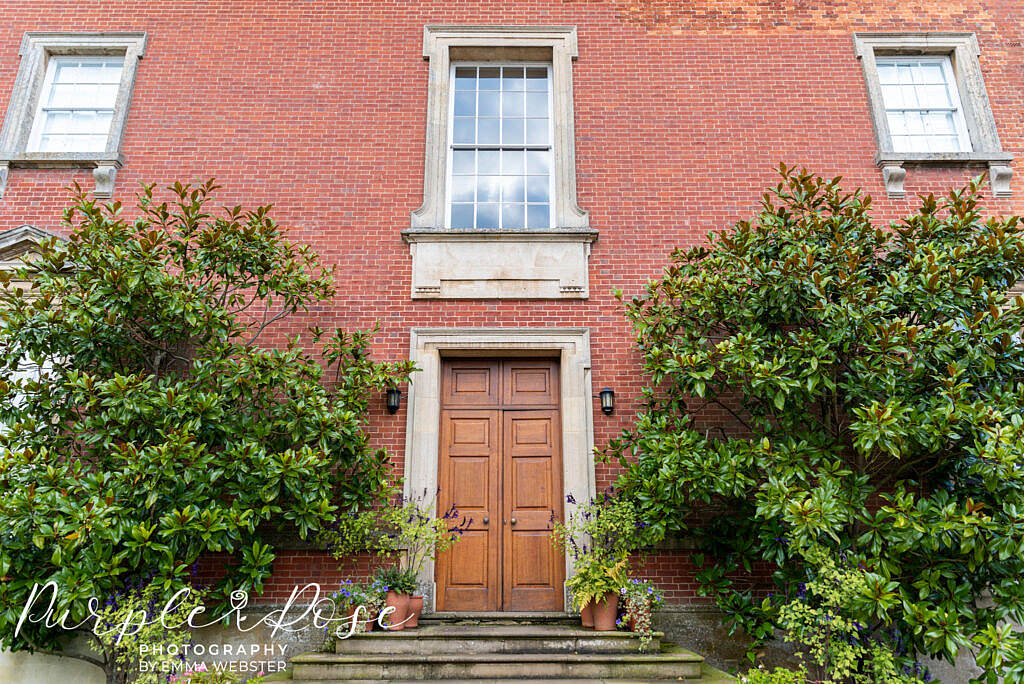Side door at Kelmarsh Hall Northampton
