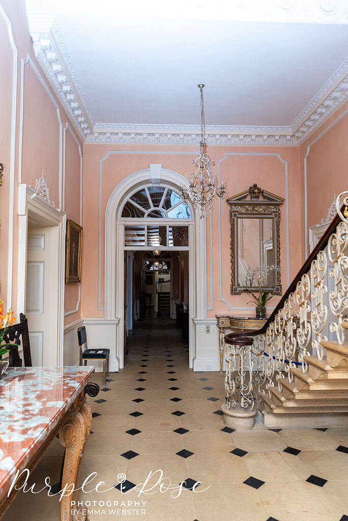 Hallway in Kelmarsh Hall Northampton