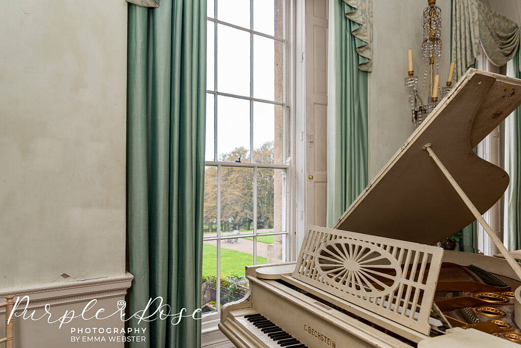 Piano in Kelmarsh Hall Northampton