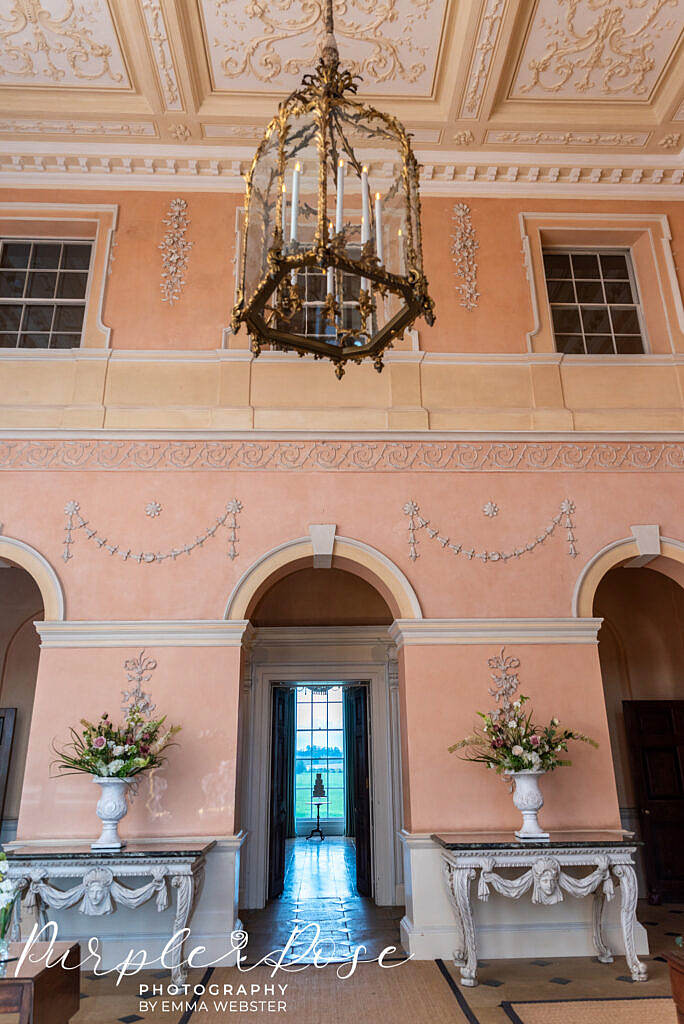 Entrance Hall in Kelmarsh Hall Northampton