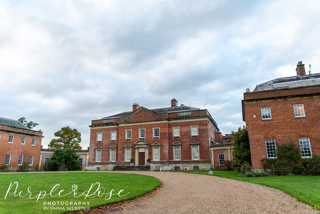 Pathway leading to Kelmarsh Hall Northampton