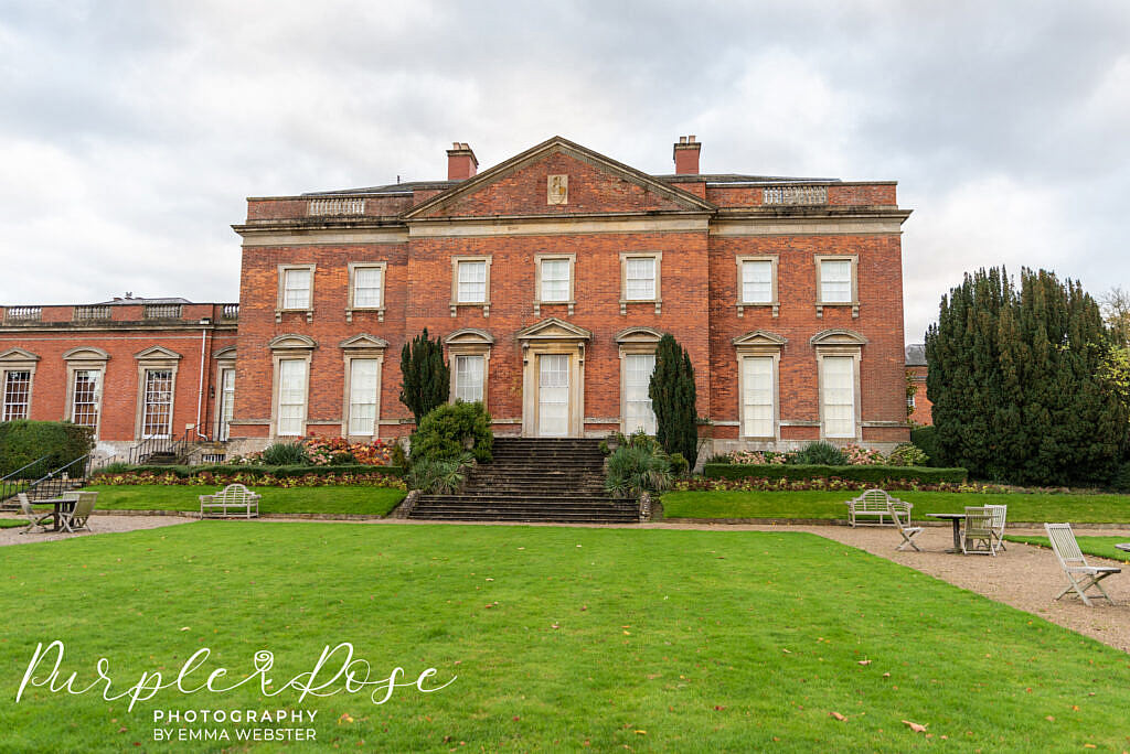 Stairs leading to Kelmarsh Hall Northampton