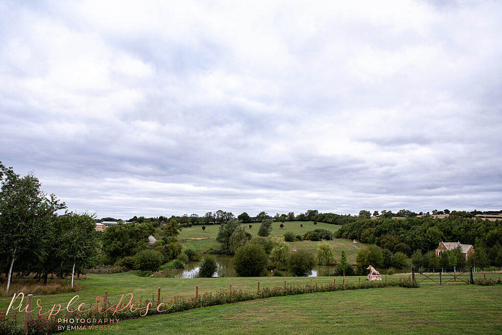 Scenery at wedding venue