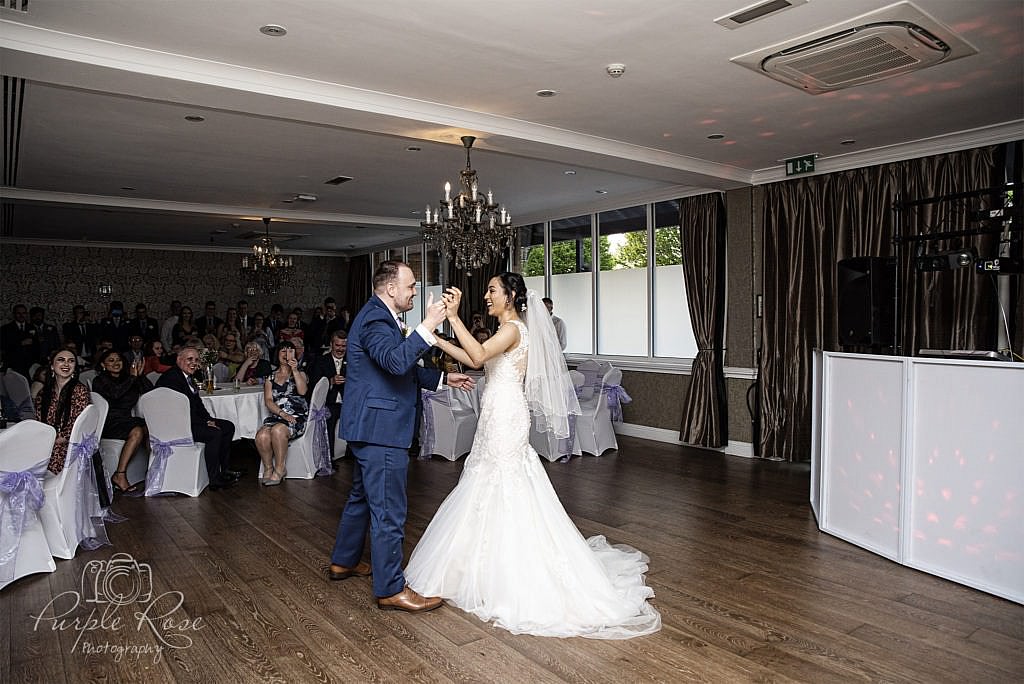 Bride & Groom dancing