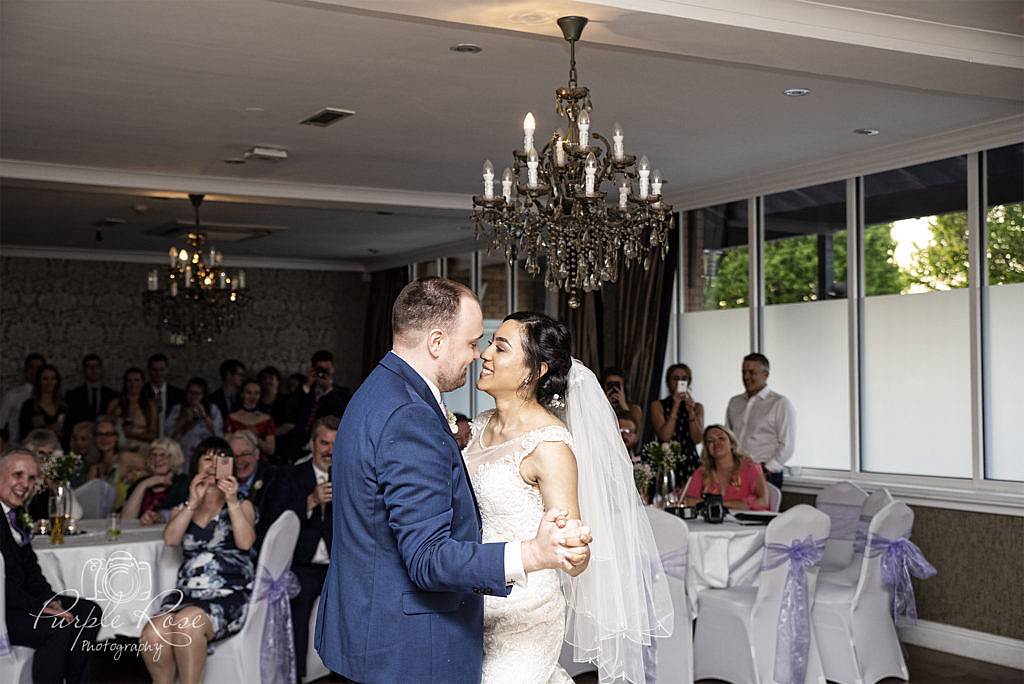 Bride & Groom dancing