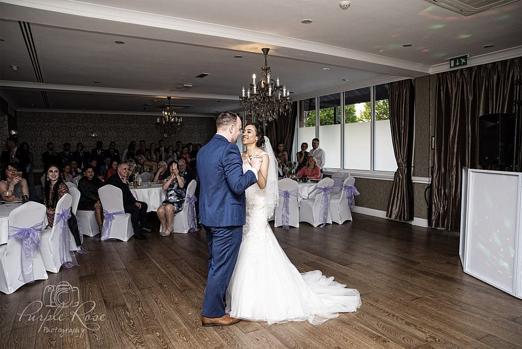 Bride & Groom dancing