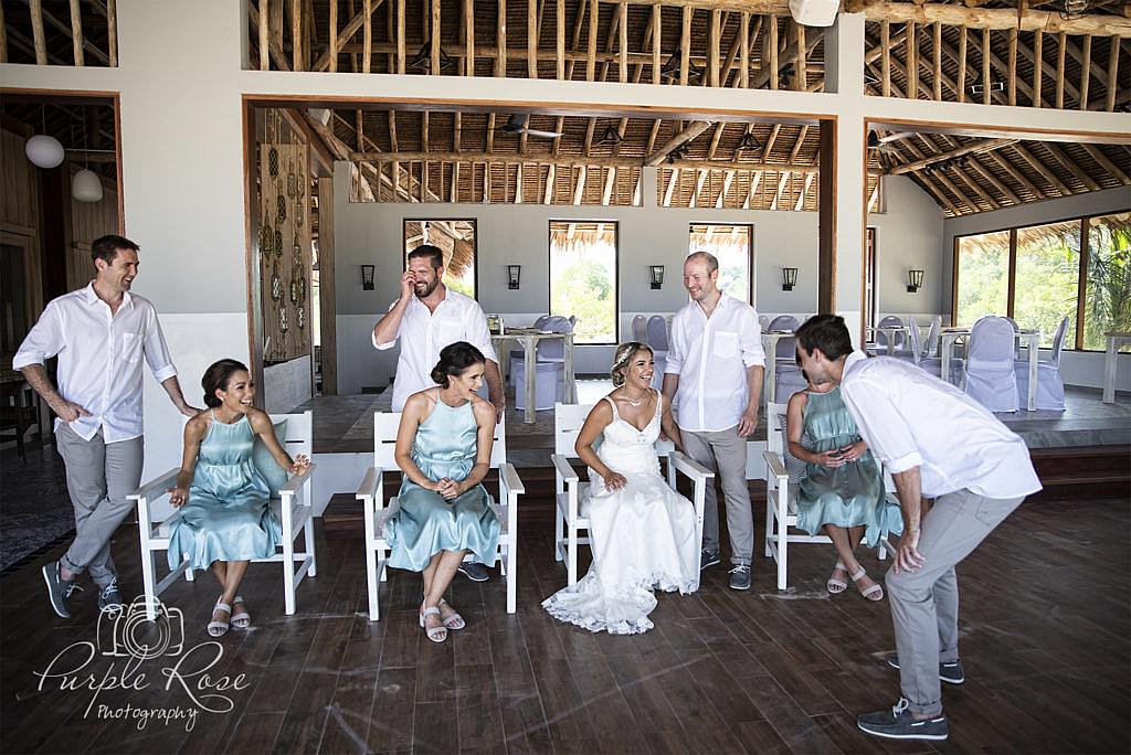 Beach wedding photography