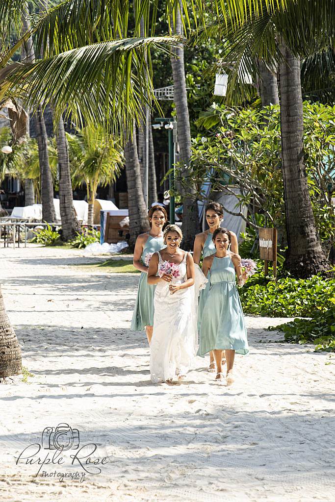 Beach wedding photography