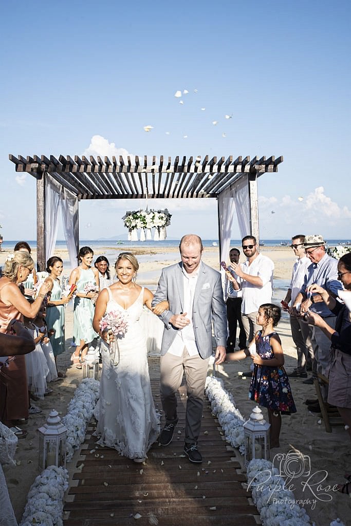 Beach wedding photography