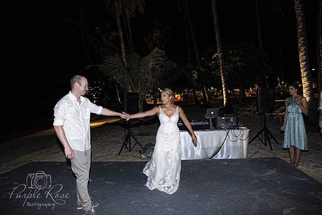 Beach wedding photography