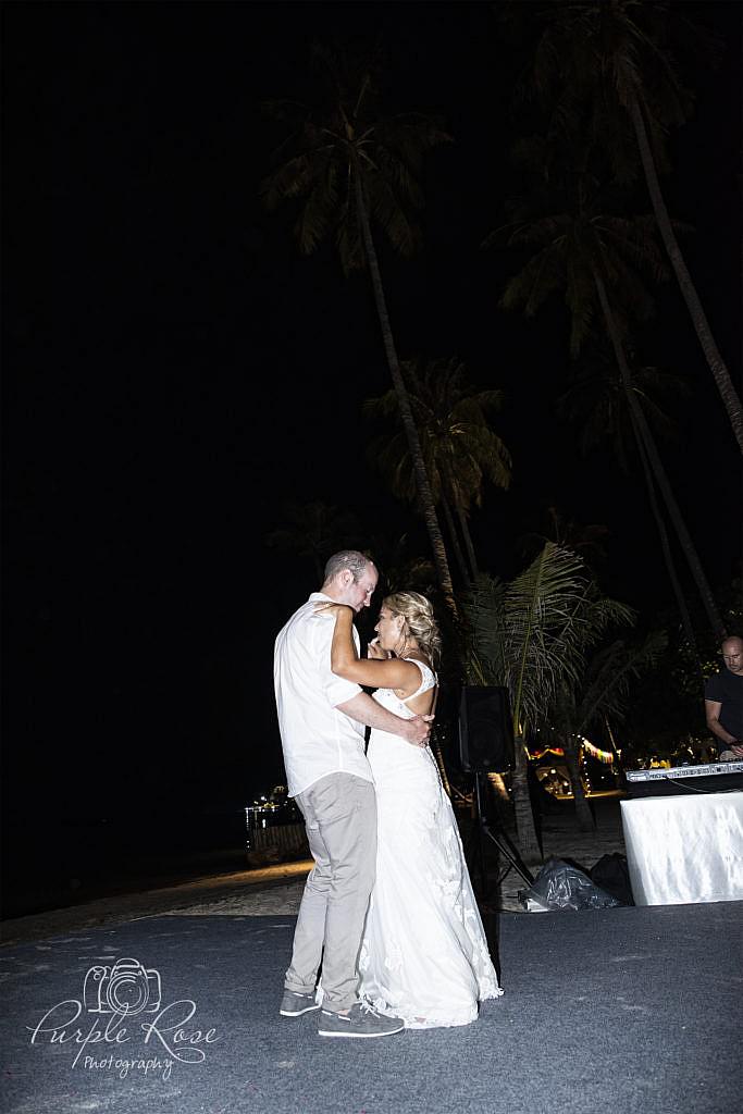 Beach wedding photography