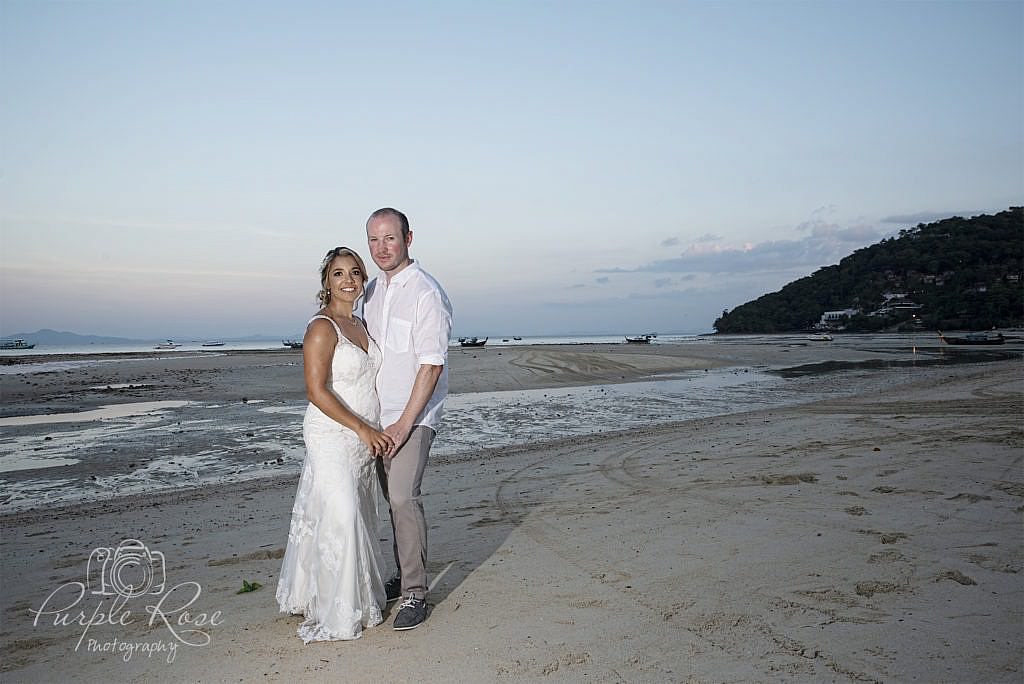 Beach wedding photography