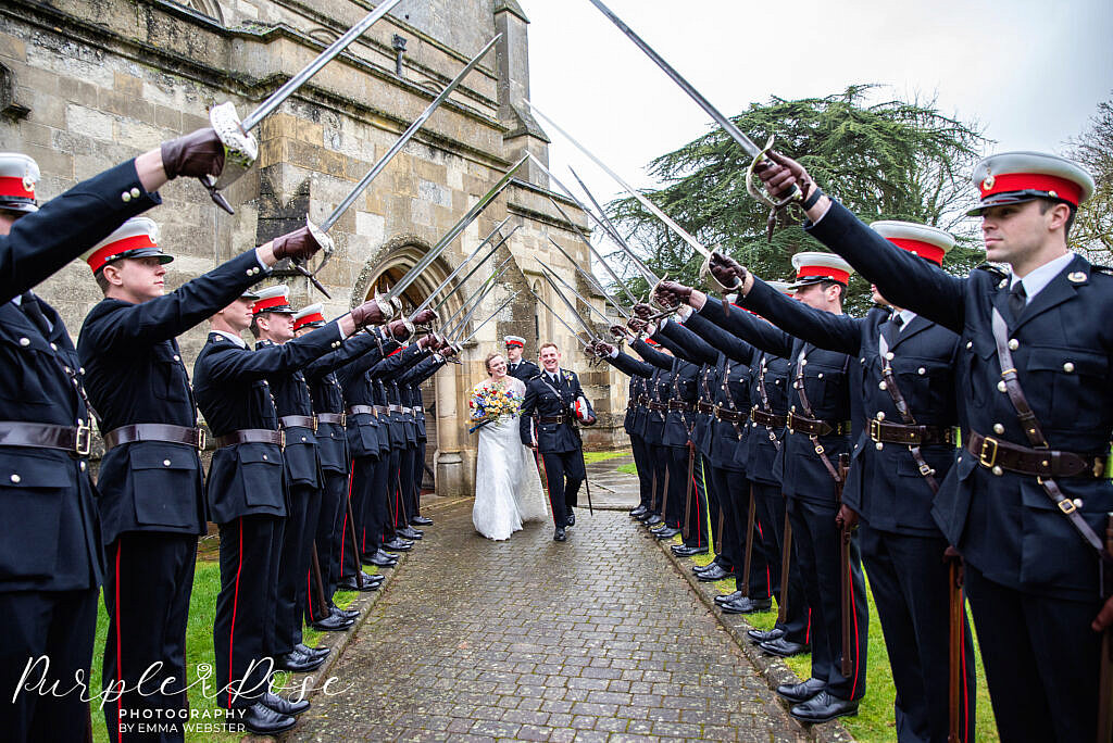 Military wedding