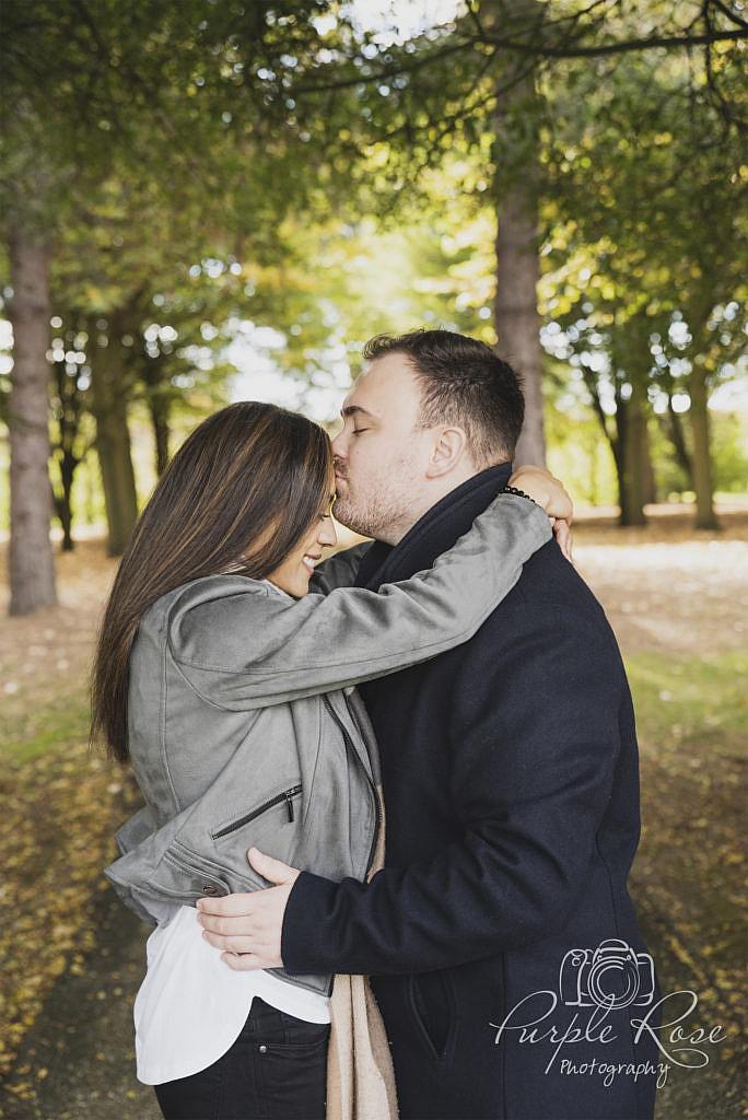 Pre wedding shoot in The Tree Cathedral in Milton Keynes