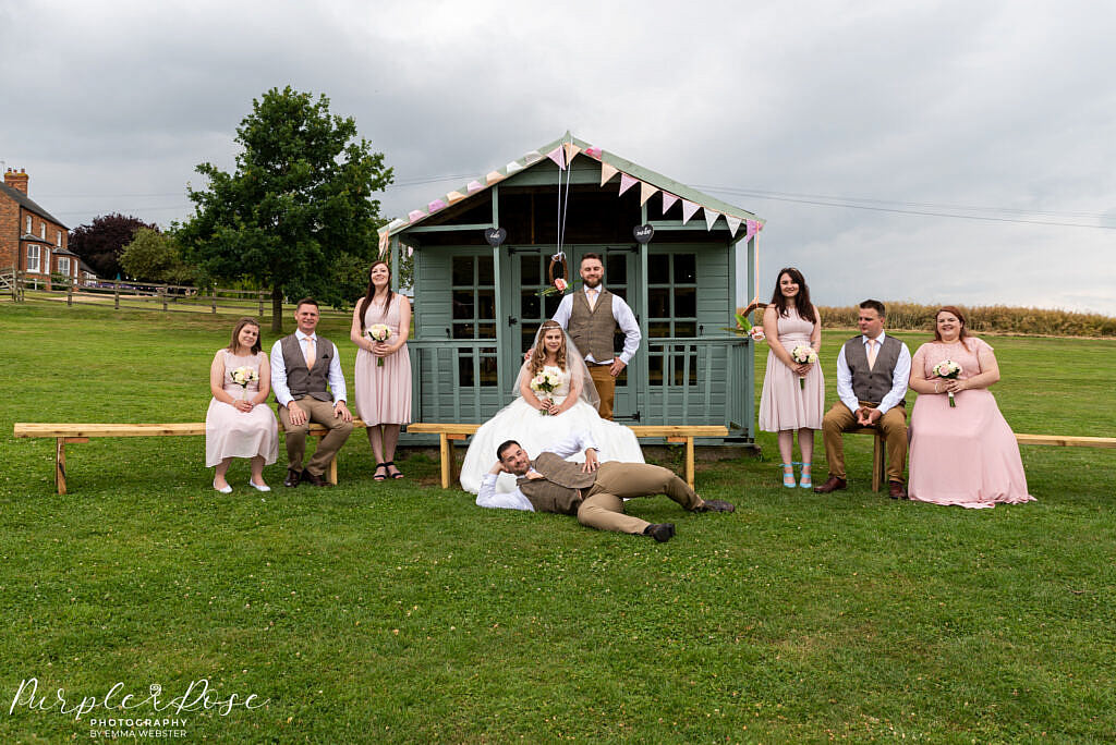 Fun bridal party photos