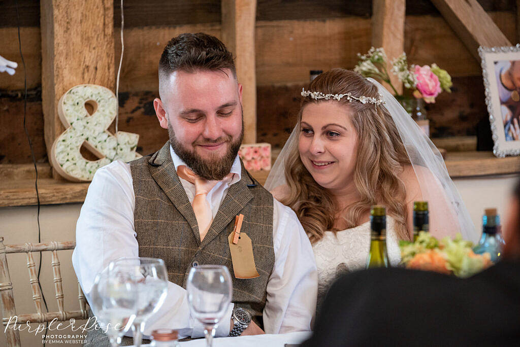 Couple listening to speaches