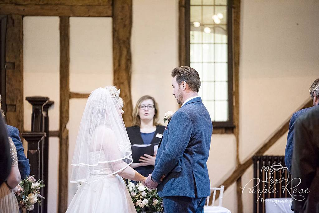 Father walking his daughter to her wedding ceremony