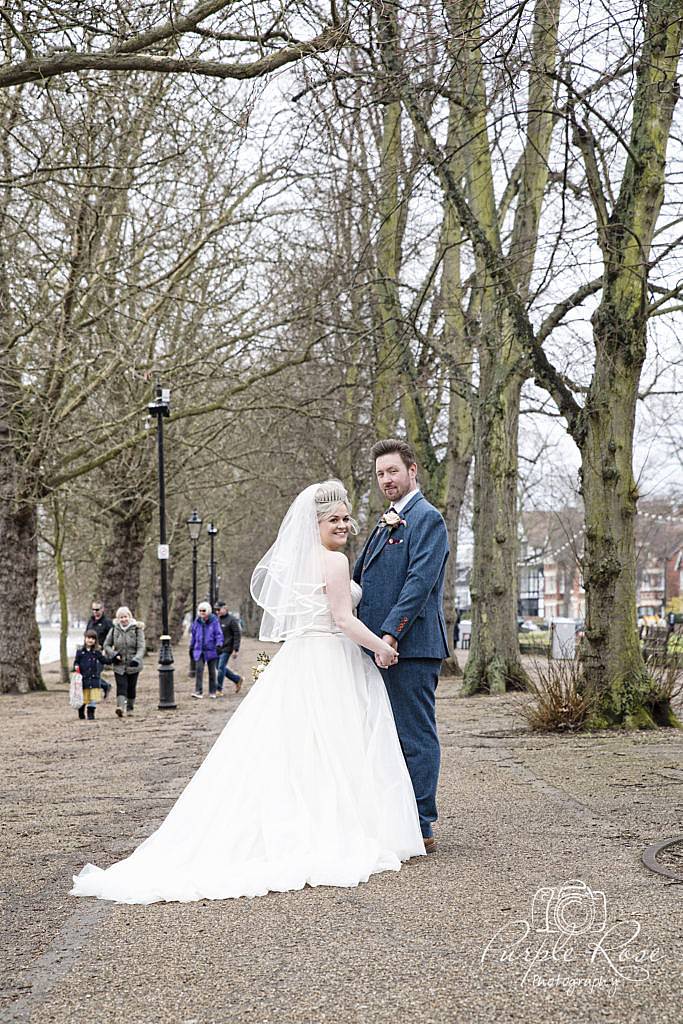 Bride and groom couple photo