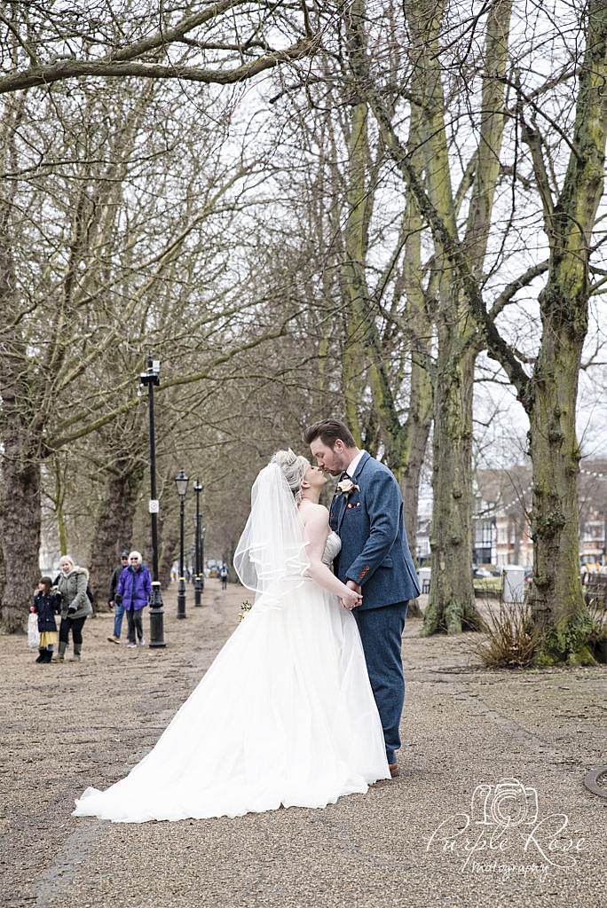 Bride and groom couple photo