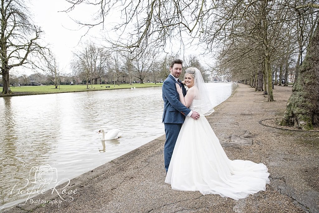 Bride and groom couple photo