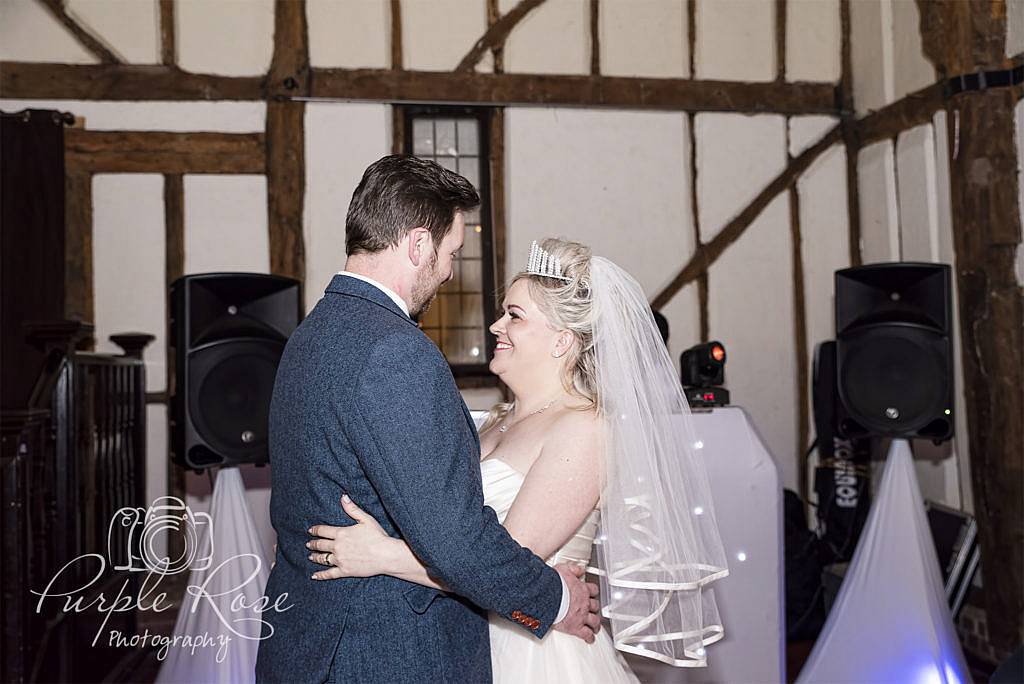 Bride and grooms first dance