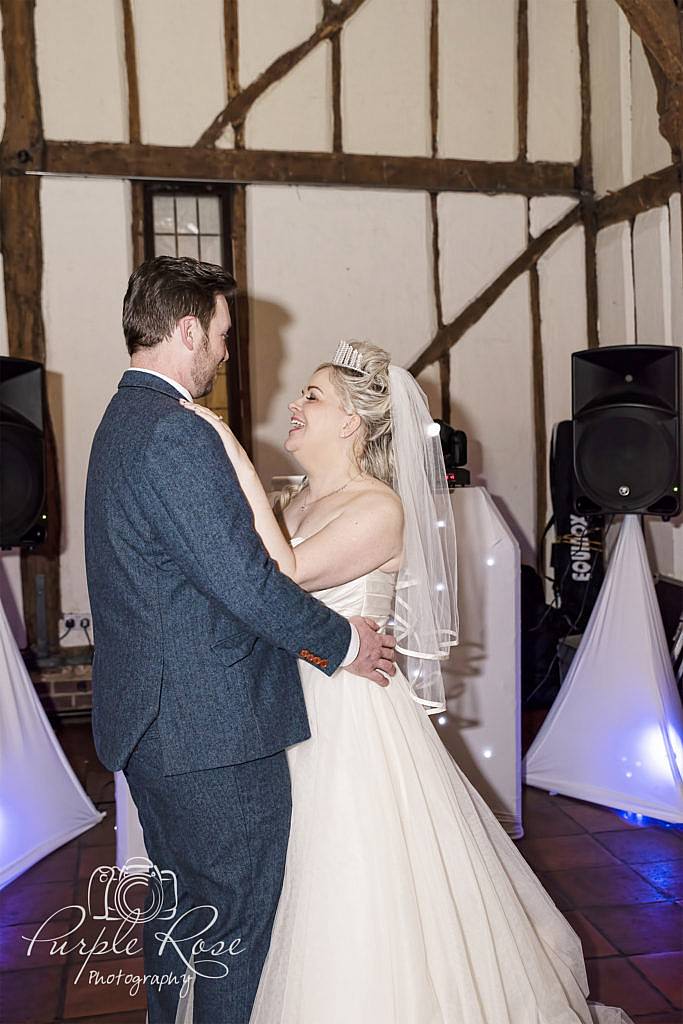 Bride and grooms first dance