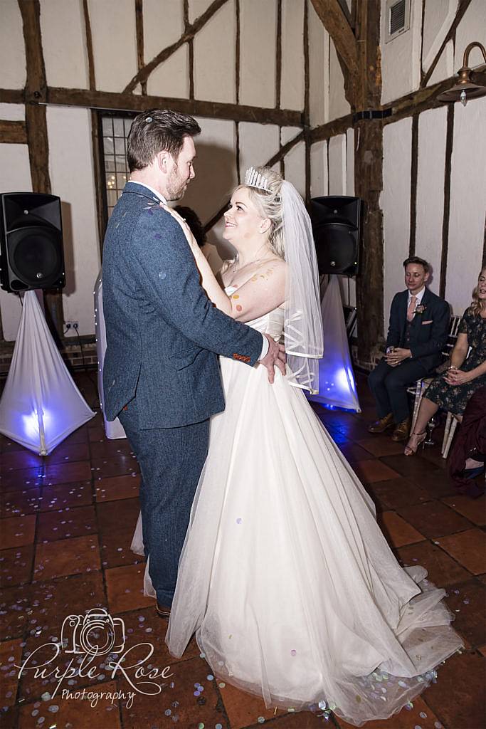 Bride and grooms first dance