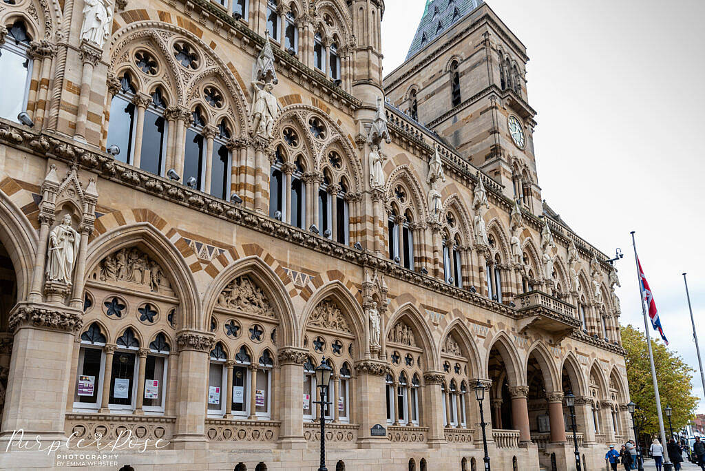 The outside of the Guildhall Northampton