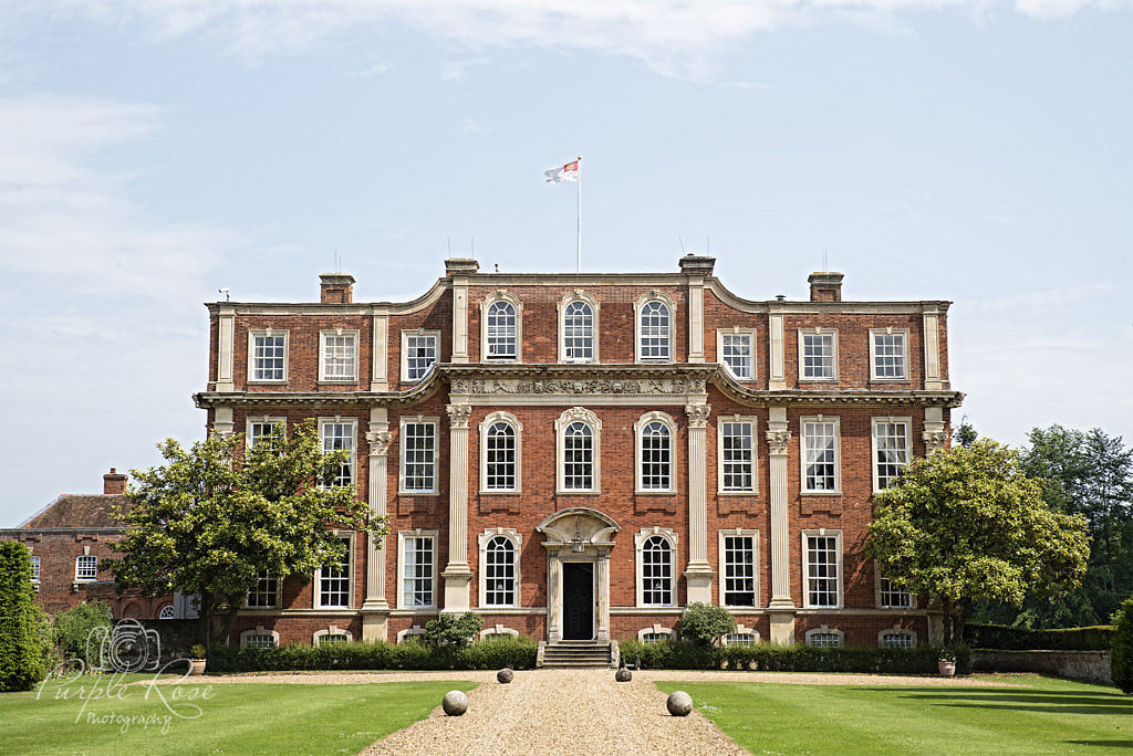 Summer wedding photography at Chicheley Hall