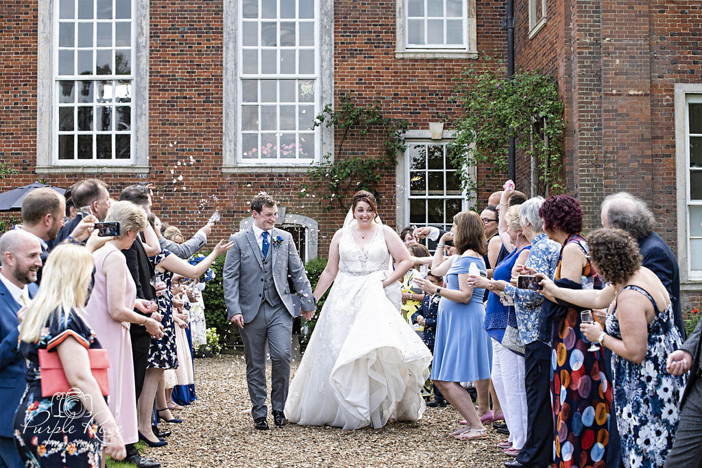 Summer wedding photography at Chicheley Hall