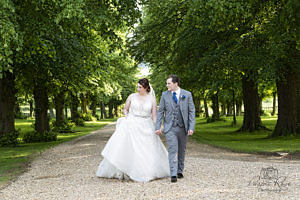 Summer wedding photography at Chicheley Hall