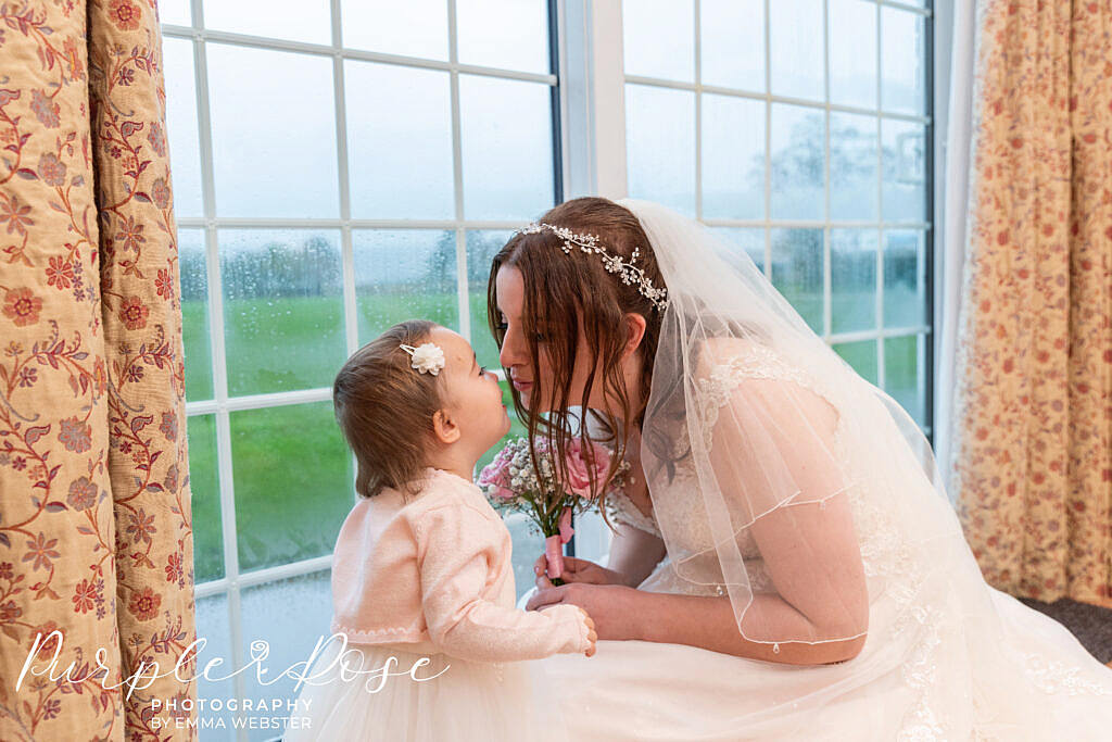 Bride with her daughter