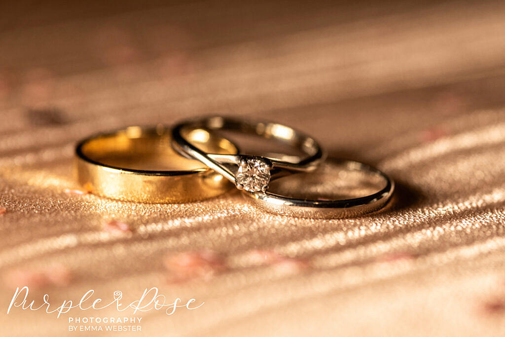 Wedding and engagement rings