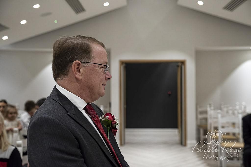 Groom waiting for his bride