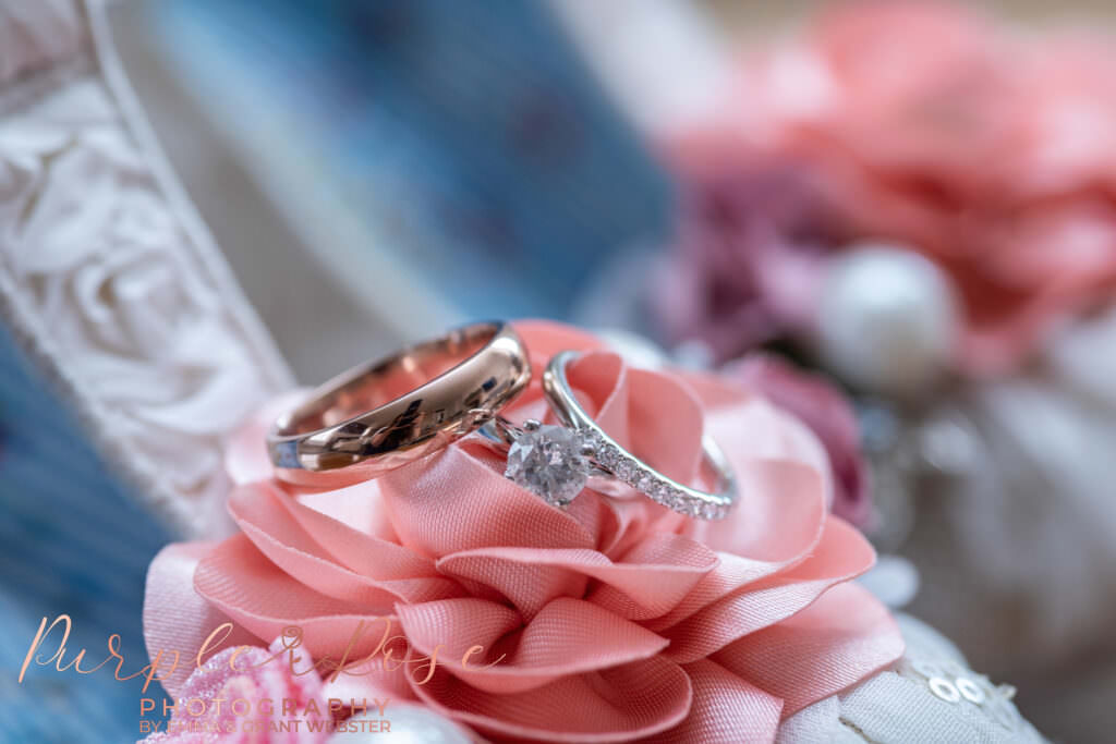 Photograph of wedding rings  in Milton Keynes