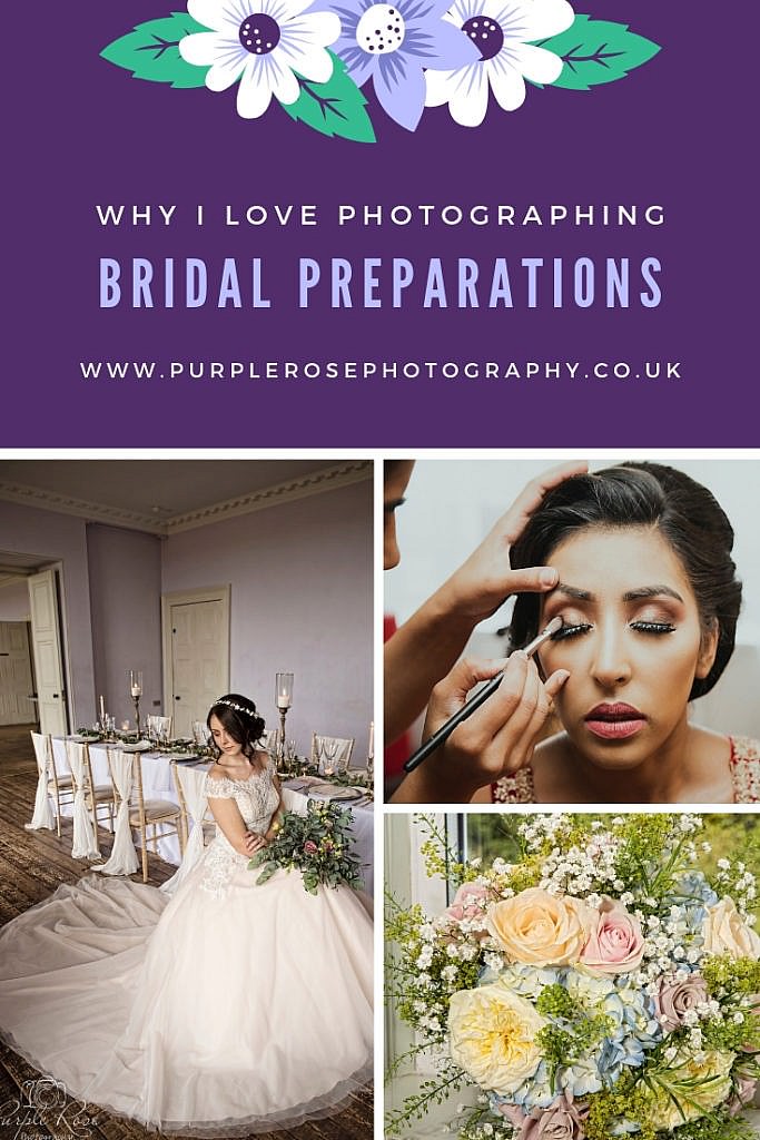 Photos of brides getting ready for their wedding day