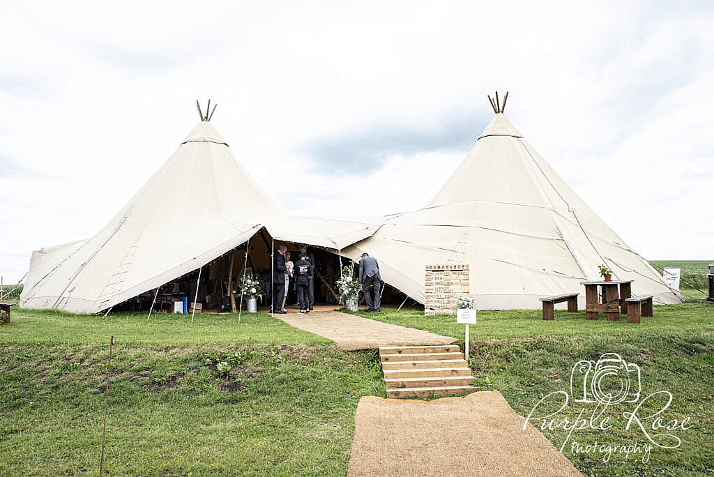 Wedding tipi's