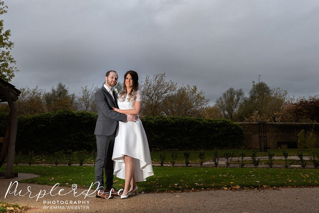 Nride and groom at the registry office