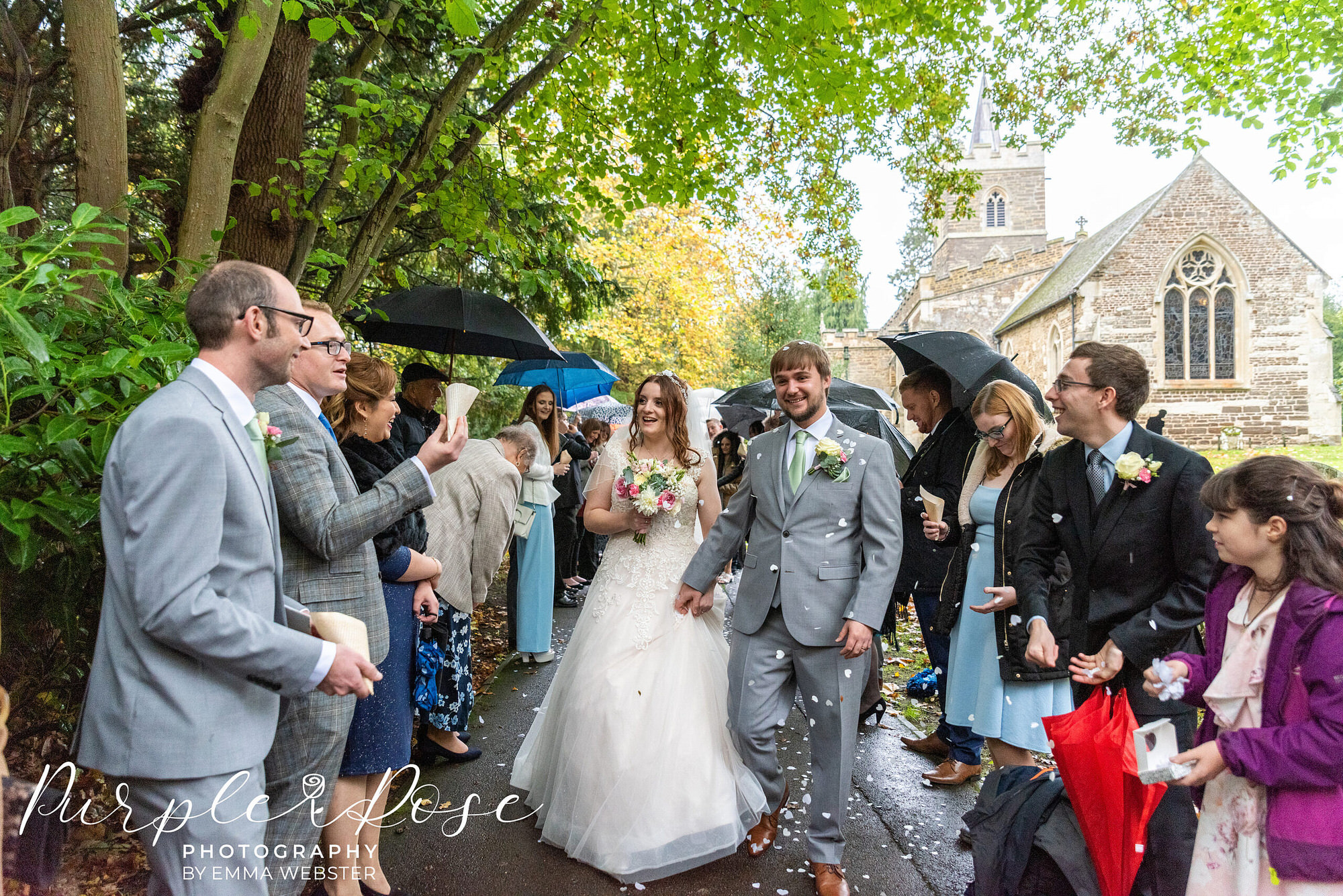 Confetti in the rain